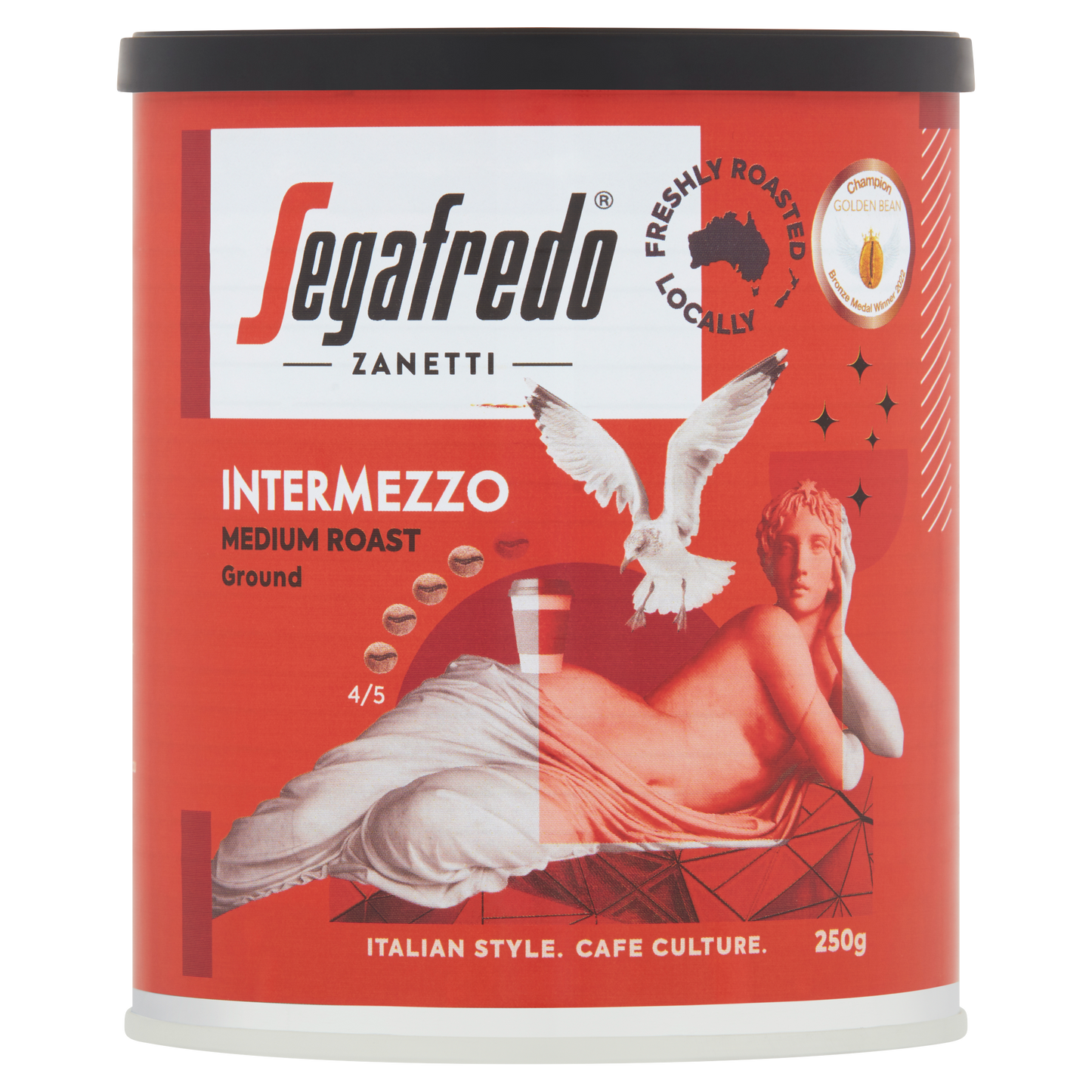 Segafredo Zanetti Intermezzo Speciality Roasted 250g Ground Coffee