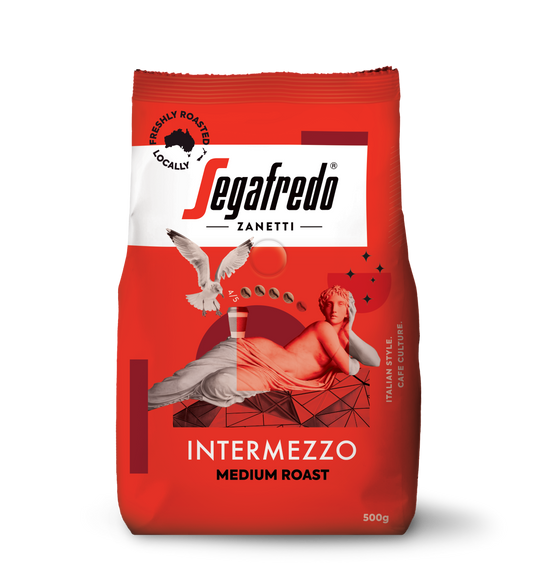 Segafredo red Intermezzo 500g beans 